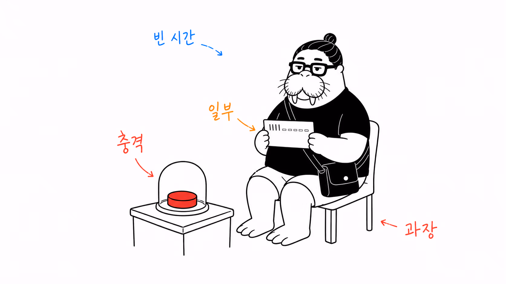 전기충격 실험의 과장된 해석을 걷어내는 장면